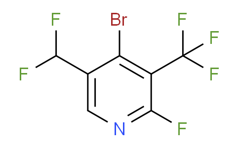 AM125292 | 1804847-82-2 | 4-Bromo-5-(difluoromethyl)-2-fluoro-3-(trifluoromethyl)pyridine