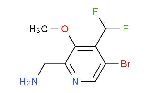 2-(Aminomethyl)-5-bromo-4-(difluoromethyl)-3-methoxypyridine