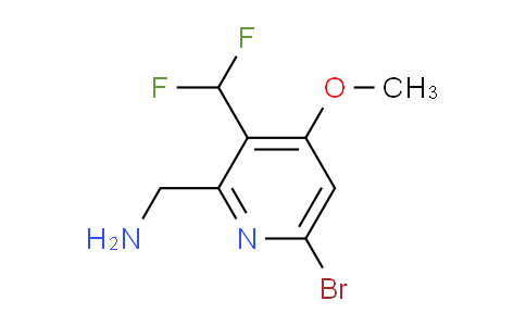 2-(Aminomethyl)-6-bromo-3-(difluoromethyl)-4-methoxypyridine