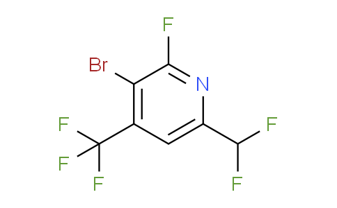 AM125299 | 1806903-84-3 | 3-Bromo-6-(difluoromethyl)-2-fluoro-4-(trifluoromethyl)pyridine