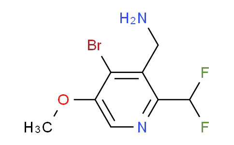AM125305 | 1805162-43-9 | 3-(Aminomethyl)-4-bromo-2-(difluoromethyl)-5-methoxypyridine