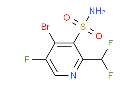 AM125316 | 1804854-83-8 | 4-Bromo-2-(difluoromethyl)-5-fluoropyridine-3-sulfonamide