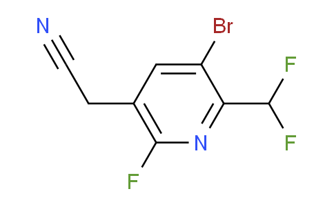 AM125325 | 1806904-21-1 | 3-Bromo-2-(difluoromethyl)-6-fluoropyridine-5-acetonitrile