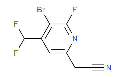 AM125327 | 1806996-01-9 | 3-Bromo-4-(difluoromethyl)-2-fluoropyridine-6-acetonitrile