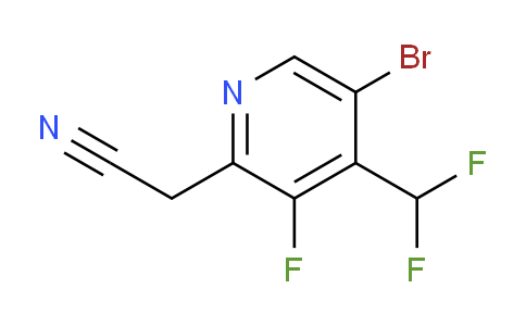AM125329 | 1805343-18-3 | 5-Bromo-4-(difluoromethyl)-3-fluoropyridine-2-acetonitrile