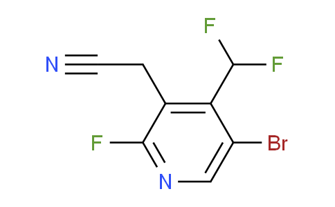 AM125332 | 1805362-55-3 | 5-Bromo-4-(difluoromethyl)-2-fluoropyridine-3-acetonitrile