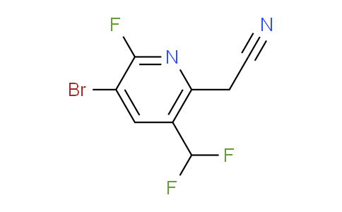 AM125333 | 1806830-75-0 | 3-Bromo-5-(difluoromethyl)-2-fluoropyridine-6-acetonitrile