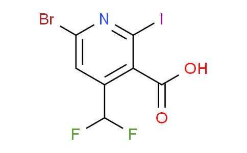 AM125344 | 1805415-48-8 | 6-Bromo-4-(difluoromethyl)-2-iodopyridine-3-carboxylic acid
