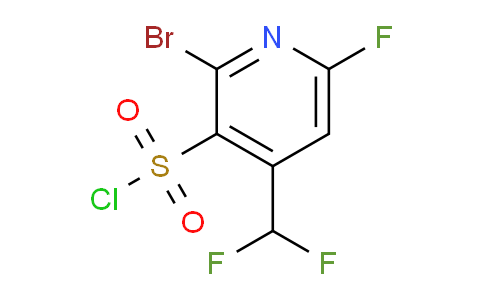 AM125346 | 1804656-65-2 | 2-Bromo-4-(difluoromethyl)-6-fluoropyridine-3-sulfonyl chloride