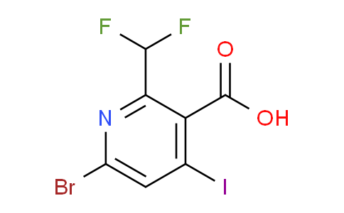 AM125354 | 1805415-70-6 | 6-Bromo-2-(difluoromethyl)-4-iodopyridine-3-carboxylic acid