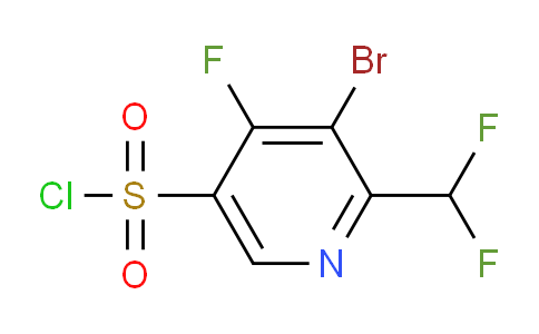 AM125357 | 1804885-17-3 | 3-Bromo-2-(difluoromethyl)-4-fluoropyridine-5-sulfonyl chloride