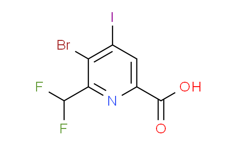 AM125358 | 1805924-73-5 | 3-Bromo-2-(difluoromethyl)-4-iodopyridine-6-carboxylic acid