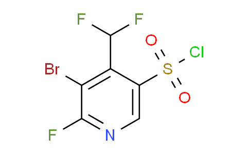 AM125361 | 1806830-14-7 | 3-Bromo-4-(difluoromethyl)-2-fluoropyridine-5-sulfonyl chloride