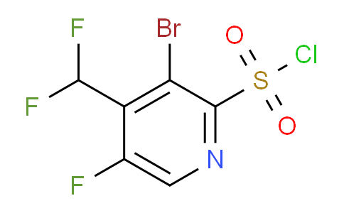 AM125363 | 1805410-84-7 | 3-Bromo-4-(difluoromethyl)-5-fluoropyridine-2-sulfonyl chloride