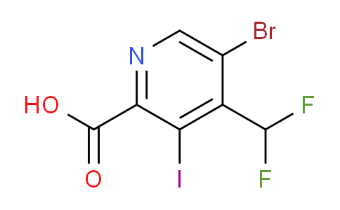 AM125365 | 1805171-09-8 | 5-Bromo-4-(difluoromethyl)-3-iodopyridine-2-carboxylic acid