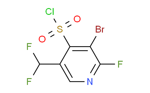 AM125366 | 1804885-25-3 | 3-Bromo-5-(difluoromethyl)-2-fluoropyridine-4-sulfonyl chloride