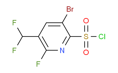 AM125369 | 1804657-16-6 | 3-Bromo-5-(difluoromethyl)-6-fluoropyridine-2-sulfonyl chloride