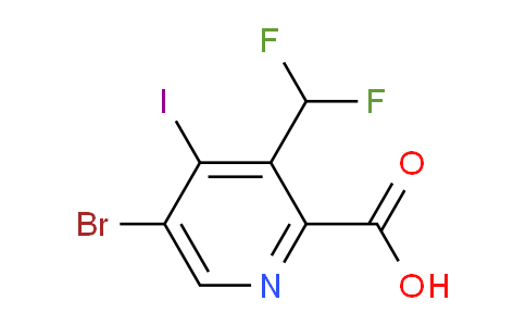 AM125370 | 1805416-15-2 | 5-Bromo-3-(difluoromethyl)-4-iodopyridine-2-carboxylic acid
