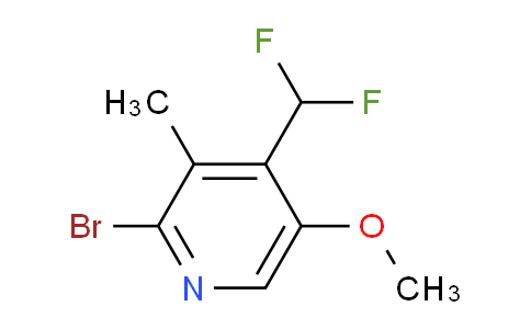 AM125372 | 1806866-45-4 | 2-Bromo-4-(difluoromethyl)-5-methoxy-3-methylpyridine