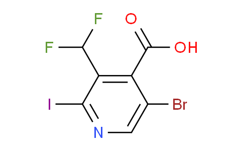 AM125373 | 1805171-28-1 | 5-Bromo-3-(difluoromethyl)-2-iodopyridine-4-carboxylic acid