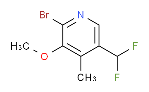 2-Bromo-5-(difluoromethyl)-3-methoxy-4-methylpyridine