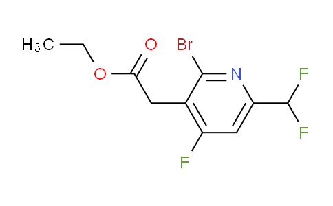 AM125396 | 1806998-58-2 | Ethyl 2-bromo-6-(difluoromethyl)-4-fluoropyridine-3-acetate