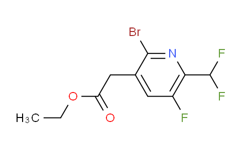 AM125398 | 1805402-70-3 | Ethyl 2-bromo-6-(difluoromethyl)-5-fluoropyridine-3-acetate