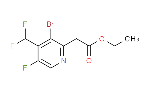 AM125405 | 1804852-89-8 | Ethyl 3-bromo-4-(difluoromethyl)-5-fluoropyridine-2-acetate