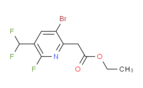 AM125411 | 1805402-76-9 | Ethyl 3-bromo-5-(difluoromethyl)-6-fluoropyridine-2-acetate