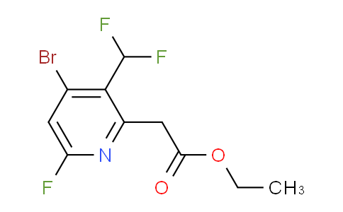 AM125419 | 1806064-40-3 | Ethyl 4-bromo-3-(difluoromethyl)-6-fluoropyridine-2-acetate