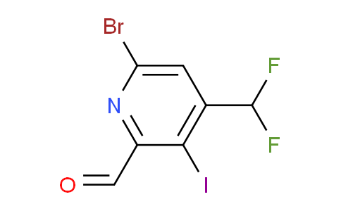 AM125425 | 1805923-78-7 | 6-Bromo-4-(difluoromethyl)-3-iodopyridine-2-carboxaldehyde