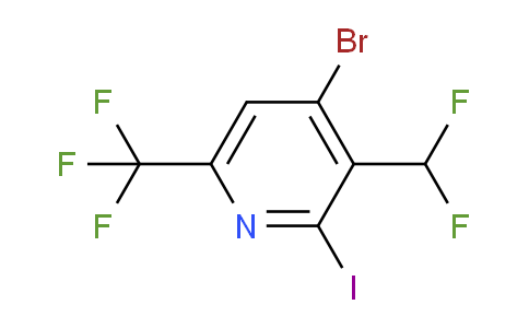AM125434 | 1805365-72-3 | 4-Bromo-3-(difluoromethyl)-2-iodo-6-(trifluoromethyl)pyridine