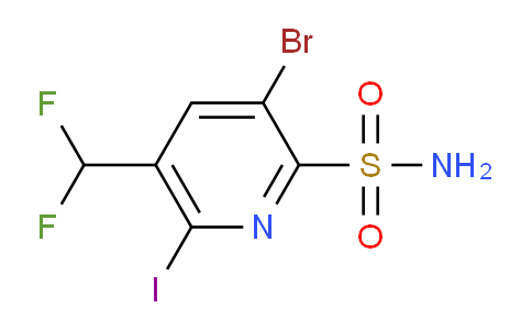 AM125438 | 1806859-58-4 | 3-Bromo-5-(difluoromethyl)-6-iodopyridine-2-sulfonamide