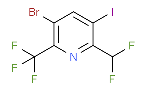 AM125439 | 1804670-40-3 | 5-Bromo-2-(difluoromethyl)-3-iodo-6-(trifluoromethyl)pyridine