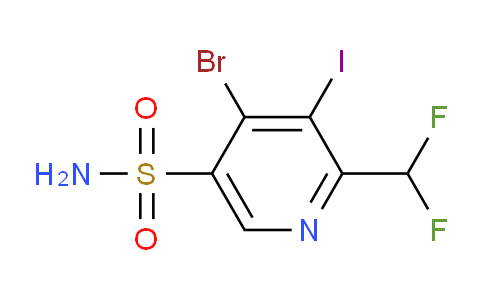 AM125440 | 1805245-63-9 | 4-Bromo-2-(difluoromethyl)-3-iodopyridine-5-sulfonamide