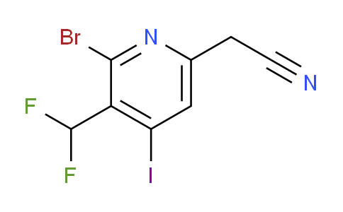 AM125444 | 1805422-24-5 | 2-Bromo-3-(difluoromethyl)-4-iodopyridine-6-acetonitrile
