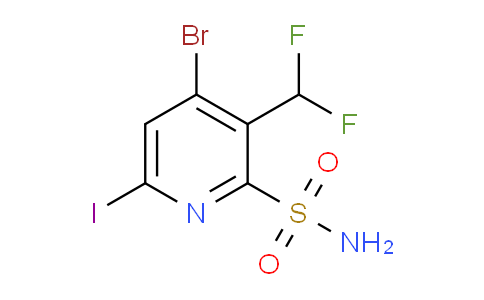 AM125447 | 1805414-25-8 | 4-Bromo-3-(difluoromethyl)-6-iodopyridine-2-sulfonamide