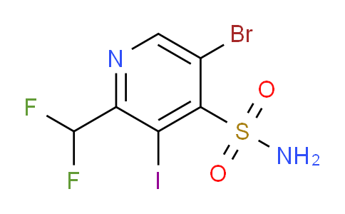 AM125449 | 1805379-67-2 | 5-Bromo-2-(difluoromethyl)-3-iodopyridine-4-sulfonamide