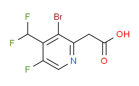 3-Bromo-4-(difluoromethyl)-5-fluoropyridine-2-acetic acid