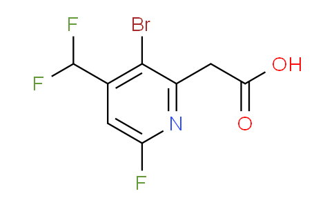 3-Bromo-4-(difluoromethyl)-6-fluoropyridine-2-acetic acid