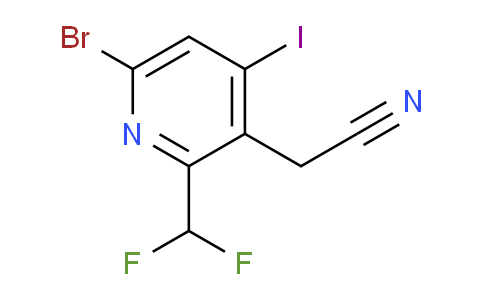 AM125460 | 1805168-49-3 | 6-Bromo-2-(difluoromethyl)-4-iodopyridine-3-acetonitrile
