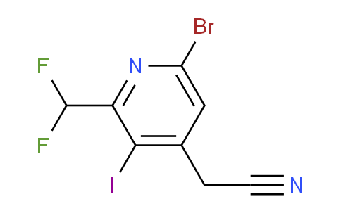 AM125461 | 1805922-47-7 | 6-Bromo-2-(difluoromethyl)-3-iodopyridine-4-acetonitrile