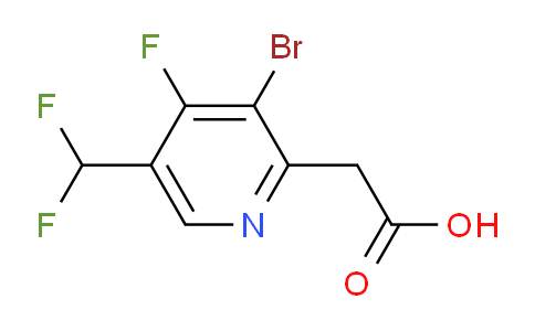 AM125462 | 1806997-77-2 | 3-Bromo-5-(difluoromethyl)-4-fluoropyridine-2-acetic acid