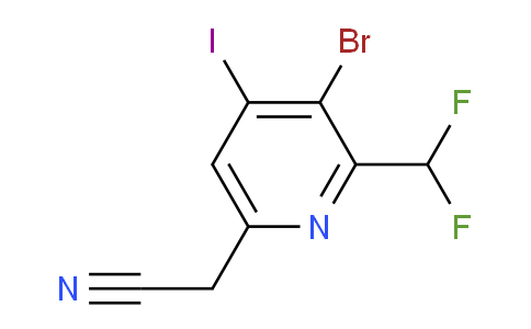 AM125463 | 1805422-79-0 | 3-Bromo-2-(difluoromethyl)-4-iodopyridine-6-acetonitrile