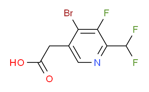 AM125464 | 1804884-27-2 | 4-Bromo-2-(difluoromethyl)-3-fluoropyridine-5-acetic acid