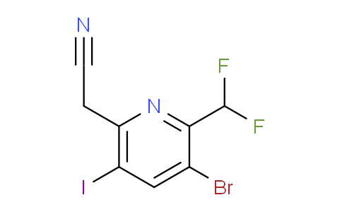 AM125465 | 1805243-82-6 | 3-Bromo-2-(difluoromethyl)-5-iodopyridine-6-acetonitrile