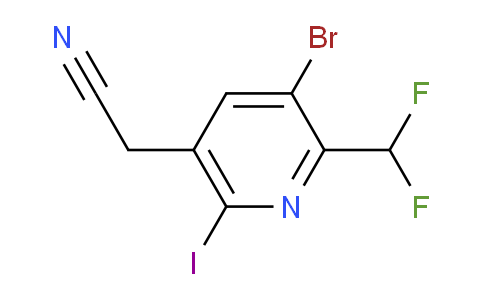 AM125466 | 1805922-57-9 | 3-Bromo-2-(difluoromethyl)-6-iodopyridine-5-acetonitrile