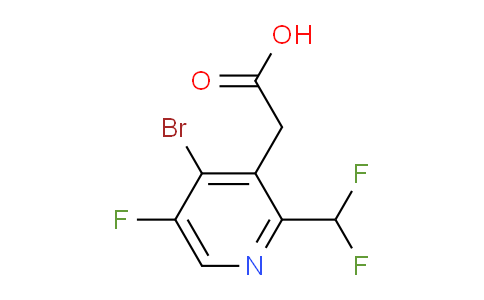 AM125467 | 1805364-39-9 | 4-Bromo-2-(difluoromethyl)-5-fluoropyridine-3-acetic acid