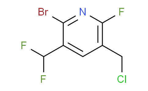AM125471 | 1806065-58-6 | 2-Bromo-5-(chloromethyl)-3-(difluoromethyl)-6-fluoropyridine