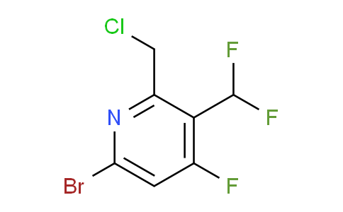 AM125477 | 1806910-98-4 | 6-Bromo-2-(chloromethyl)-3-(difluoromethyl)-4-fluoropyridine